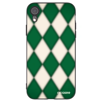 Picasee fekete szilikon tok az alábbi mobiltelefonokra Apple iPhone XR - Emerald Diamond