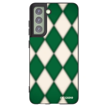 Picasee fekete szilikon tok az alábbi mobiltelefonokra Samsung Galaxy S21 FE 5G - Emerald Diamond