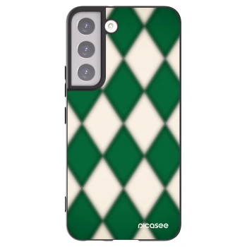 Picasee fekete szilikon tok az alábbi mobiltelefonokra Samsung Galaxy S22 5G - Emerald Diamond