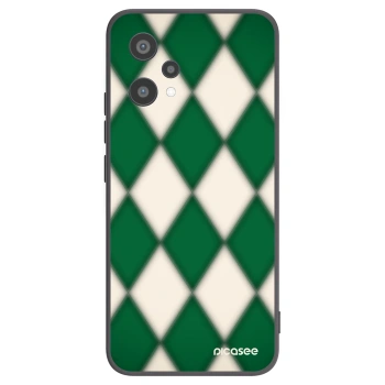 Picasee fekete szilikon tok az alábbi mobiltelefonokra Realme 9 Pro 5G - Emerald Diamond