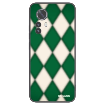 Picasee fekete szilikon tok az alábbi mobiltelefonokra Xiaomi 12 Pro - Emerald Diamond