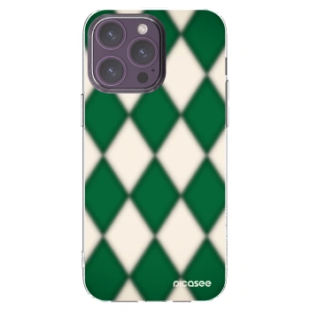 Picasee átlátszó szilikon tok az alábbi mobiltelefonokra Apple iPhone 14 Pro Max - Emerald Diamond