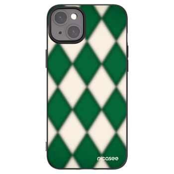Picasee fekete szilikon tok az alábbi mobiltelefonokra Apple iPhone 15 Plus - Emerald Diamond