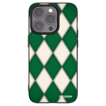 Picasee fekete szilikon tok az alábbi mobiltelefonokra Apple iPhone 15 Pro - Emerald Diamond