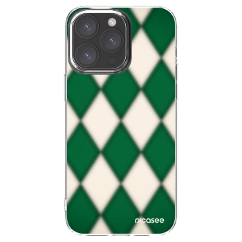 Picasee átlátszó szilikon tok az alábbi mobiltelefonokra Apple iPhone 15 Pro Max - Emerald Diamond
