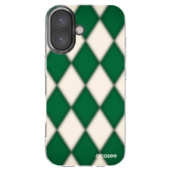 Picasee átlátszó szilikon tok az alábbi mobiltelefonokra Apple iPhone 16 - Emerald Diamond