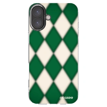 Picasee átlátszó szilikon tok az alábbi mobiltelefonokra Apple iPhone 16 Plus - Emerald Diamond