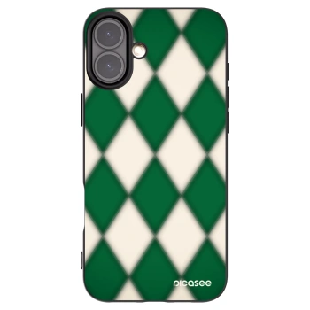 Picasee fekete szilikon tok az alábbi mobiltelefonokra Apple iPhone 16 Plus - Emerald Diamond