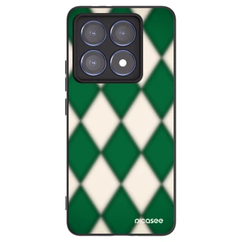 Picasee fekete szilikon tok az alábbi mobiltelefonokra Xiaomi 14T Pro - Emerald Diamond
