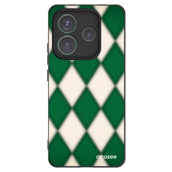 Picasee fekete szilikon tok az alábbi mobiltelefonokra Xiaomi Redmi Note 14 5G - Emerald Diamond
