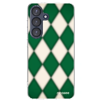 Picasee átlátszó szilikon tok az alábbi mobiltelefonokra Samsung Galaxy S25 5G - Emerald Diamond