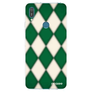 Picasee átlátszó szilikon tok az alábbi mobiltelefonokra Huawei Y7 2019 - Emerald Diamond