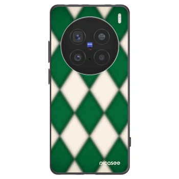 Picasee fekete szilikon tok az alábbi mobiltelefonokra Vivo X200 Pro - Emerald Diamond