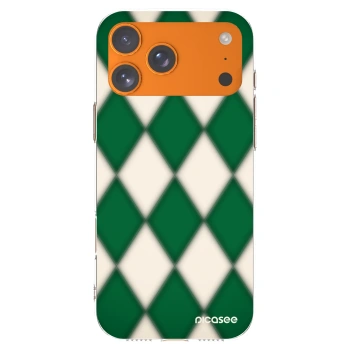 Picasee átlátszó szilikon tok az alábbi mobiltelefonokra Apple iPhone 17 Pro Max - Emerald Diamond