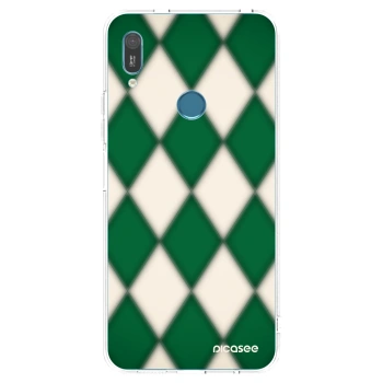 Picasee átlátszó szilikon tok az alábbi mobiltelefonokra Huawei Y6 2019 - Emerald Diamond