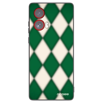Picasee fekete szilikon tok az alábbi mobiltelefonokra Motorola Edge 50 Fusion - Emerald Diamond