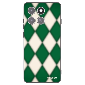 Picasee fekete szilikon tok az alábbi mobiltelefonokra Motorola Edge 60 Fusion - Emerald Diamond