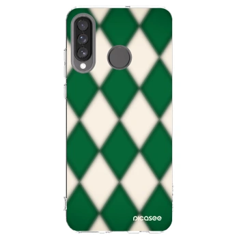Picasee átlátszó szilikon tok az alábbi mobiltelefonokra Huawei P30 Lite - Emerald Diamond