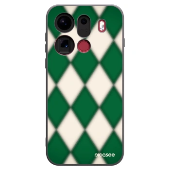 Picasee fekete szilikon tok az alábbi mobiltelefonokra OPPO Find X9 Pro - Emerald Diamond