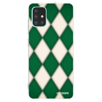 Picasee átlátszó szilikon tok az alábbi mobiltelefonokra Samsung Galaxy A51 A515F - Emerald Diamond