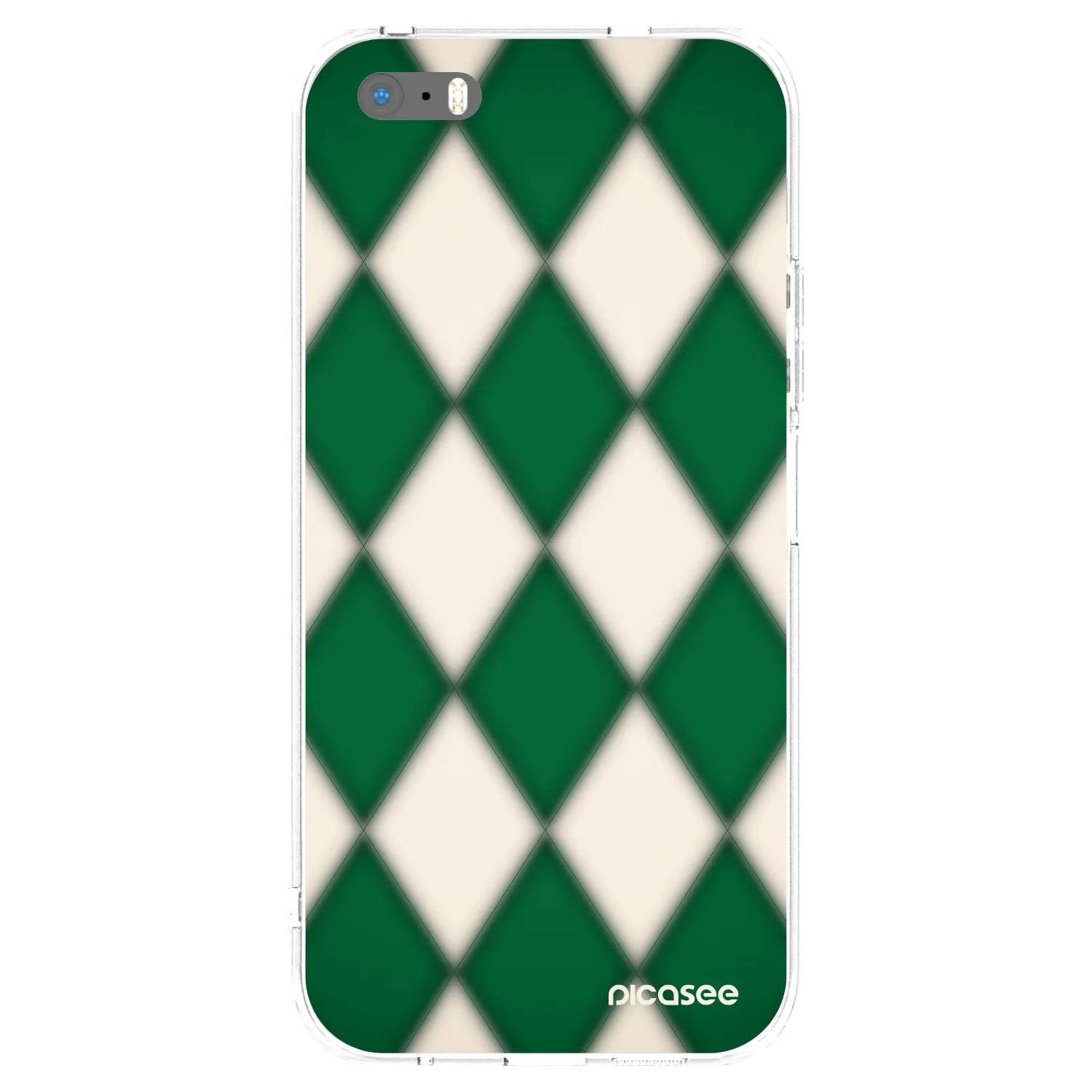 Picasee átlátszó szilikon tok az alábbi mobiltelefonokra Apple iPhone 6 Plus/6S Plus - Emerald Diamond