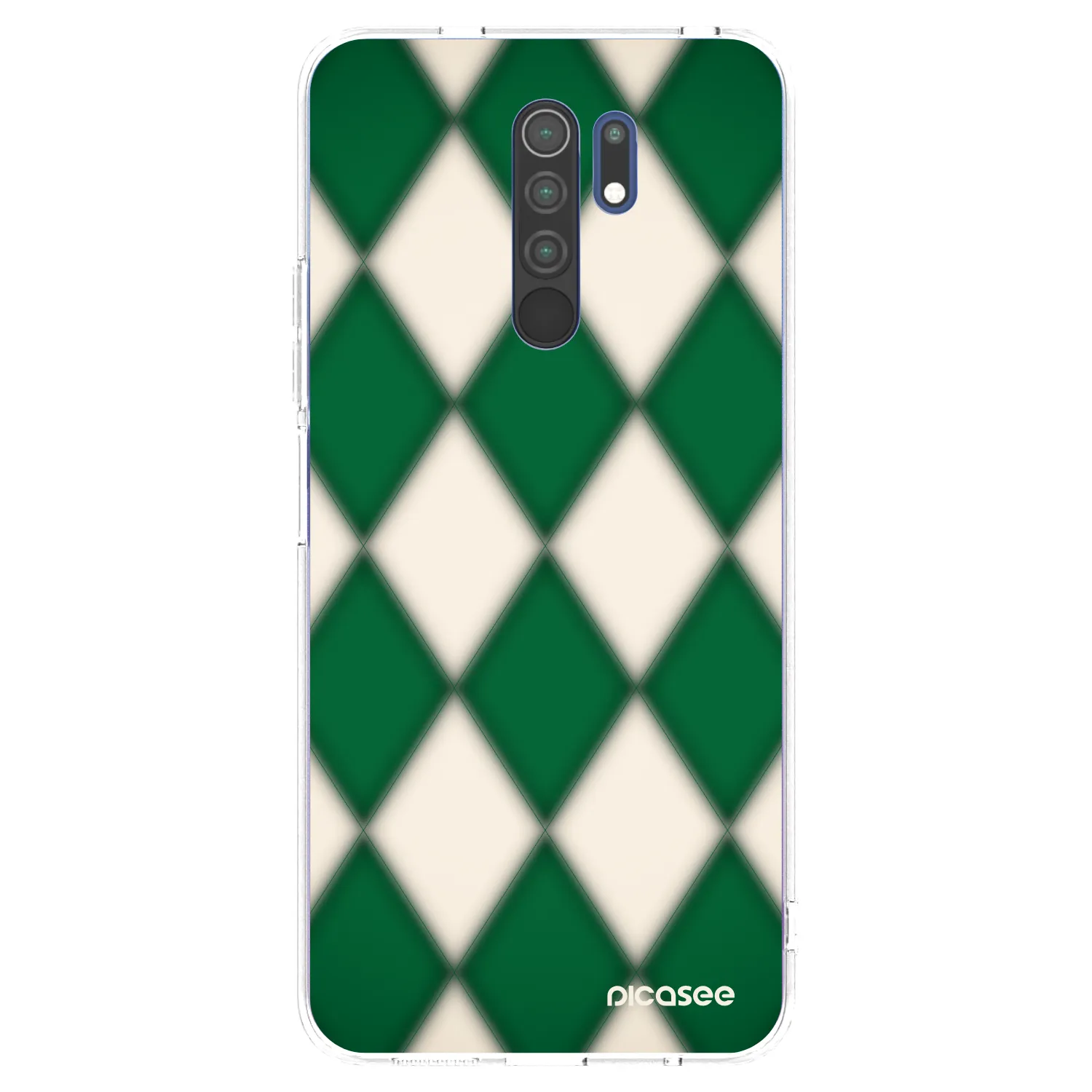 Picasee átlátszó szilikon tok az alábbi mobiltelefonokra Xiaomi Redmi 9 - Emerald Diamond