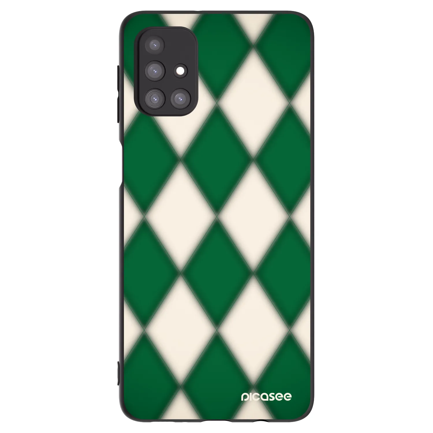Picasee fekete szilikon tok az alábbi mobiltelefonokra Samsung Galaxy M31s - Emerald Diamond