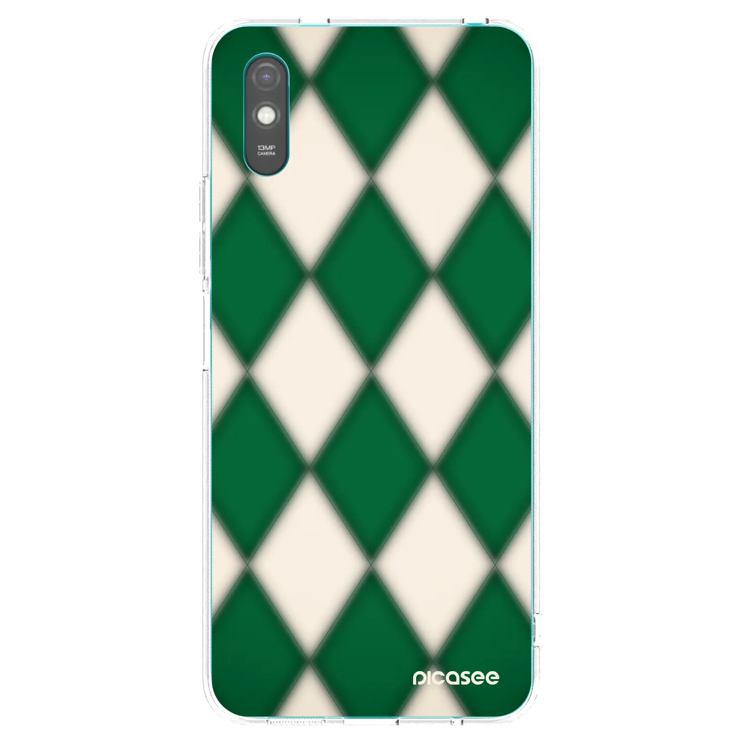 Picasee átlátszó szilikon tok az alábbi mobiltelefonokra Xiaomi Redmi 9A - Emerald Diamond