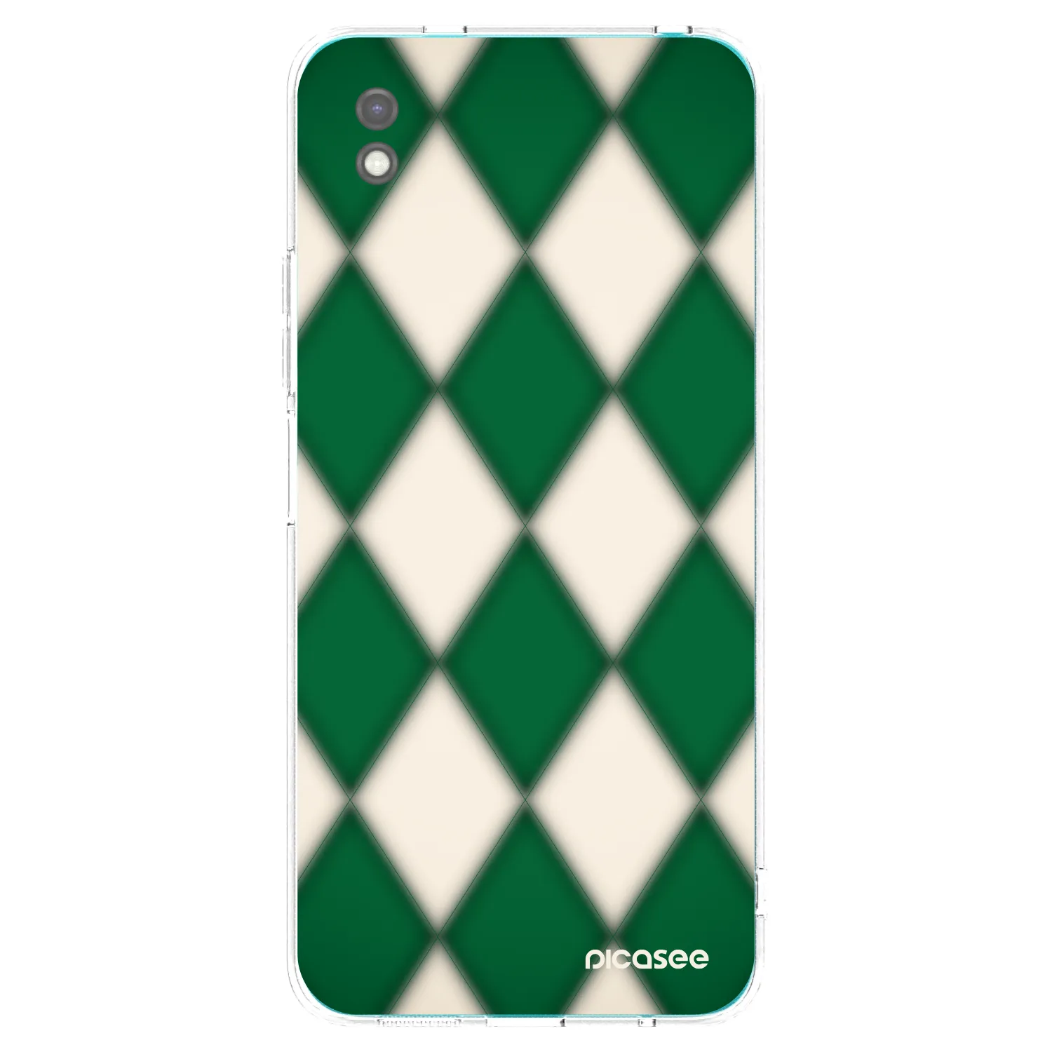 Picasee fekete szilikon tok az alábbi mobiltelefonokra Xiaomi Redmi 9A - Emerald Diamond