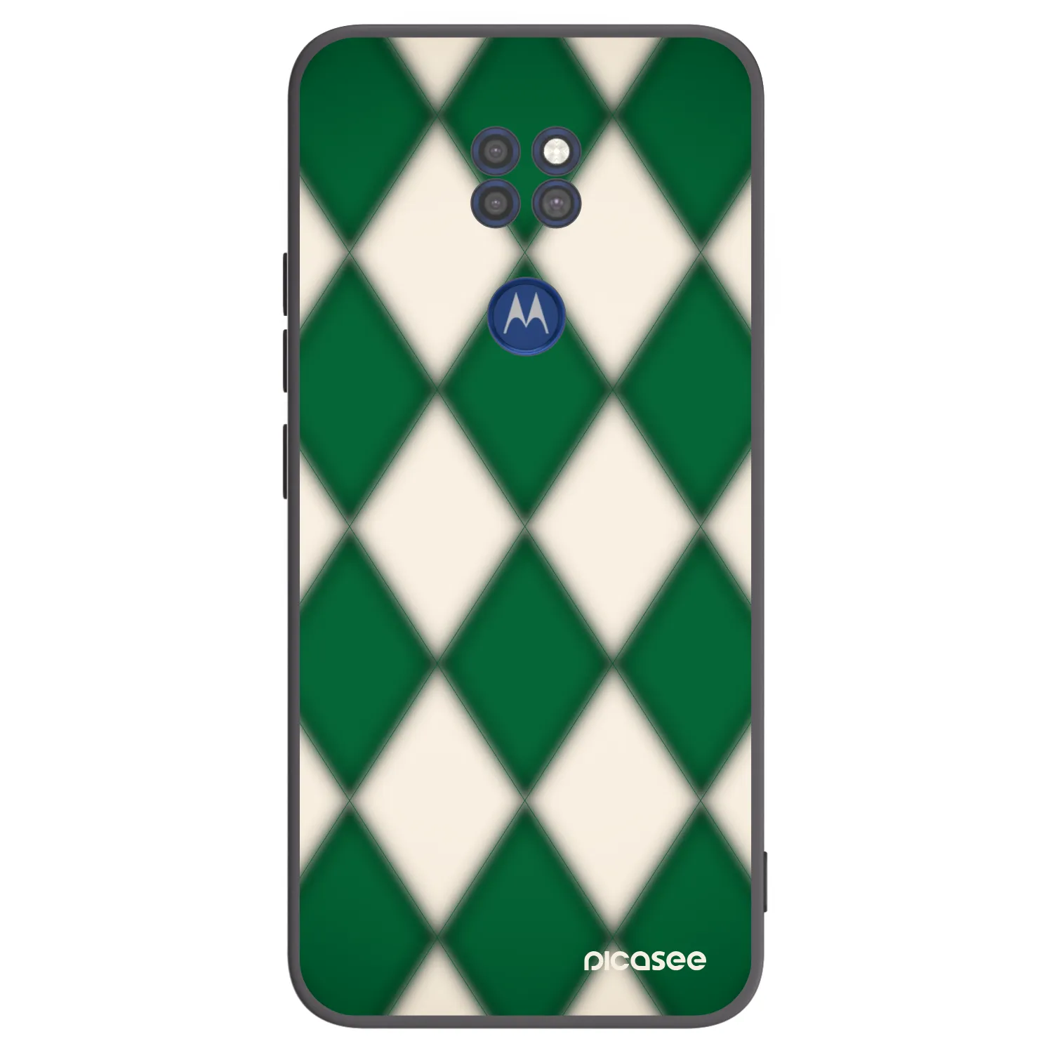 Picasee fekete szilikon tok az alábbi mobiltelefonokra Motorola Moto G9 Play - Emerald Diamond
