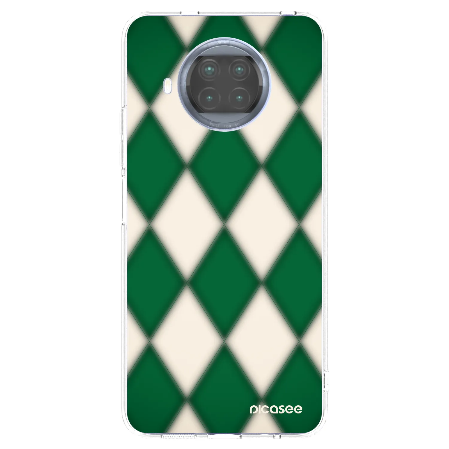 Picasee átlátszó szilikon tok az alábbi mobiltelefonokra Xiaomi Mi 10T Lite - Emerald Diamond