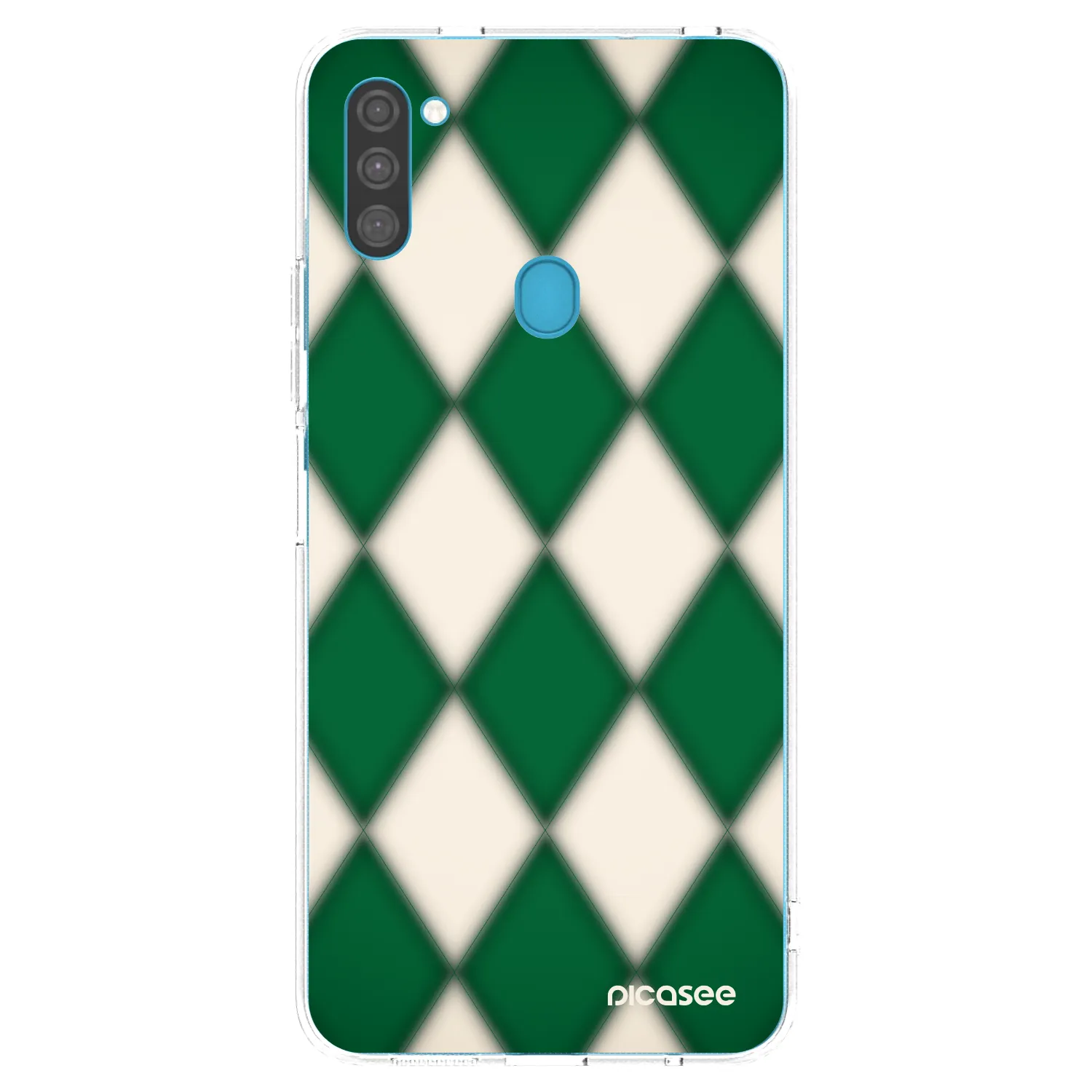 Picasee átlátszó szilikon tok az alábbi mobiltelefonokra Samsung Galaxy M11 - Emerald Diamond