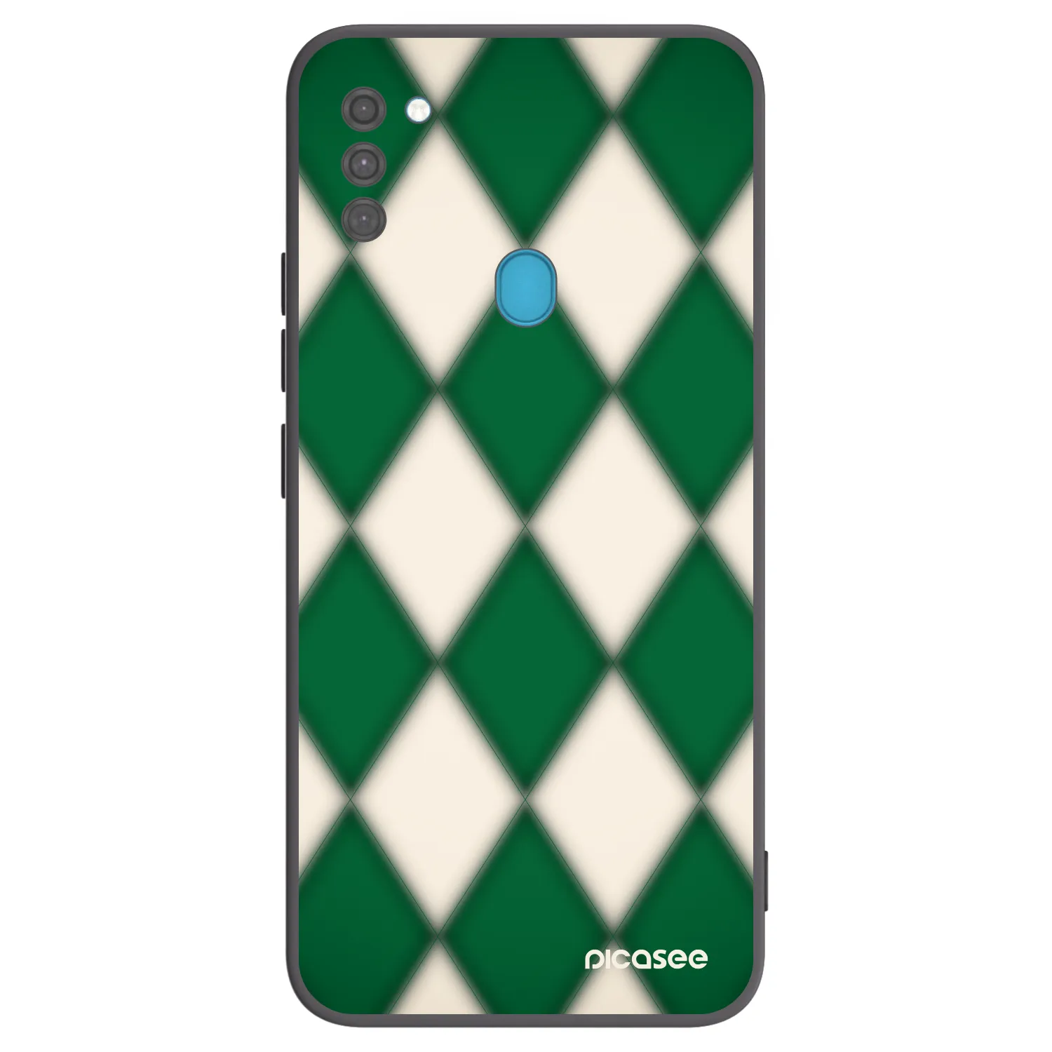 Picasee fekete szilikon tok az alábbi mobiltelefonokra Samsung Galaxy M11 - Emerald Diamond