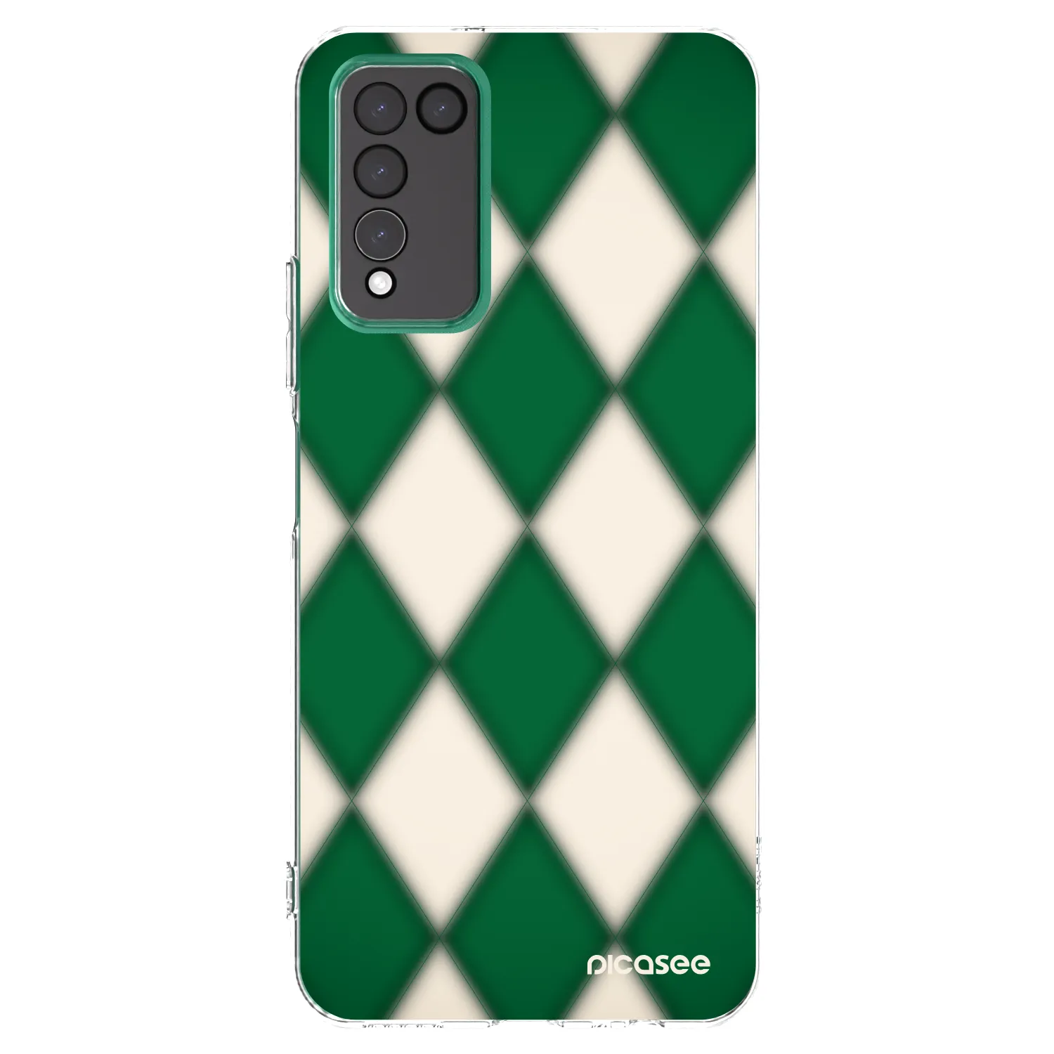 Picasee átlátszó szilikon tok az alábbi mobiltelefonokra Honor 10X Lite - Emerald Diamond