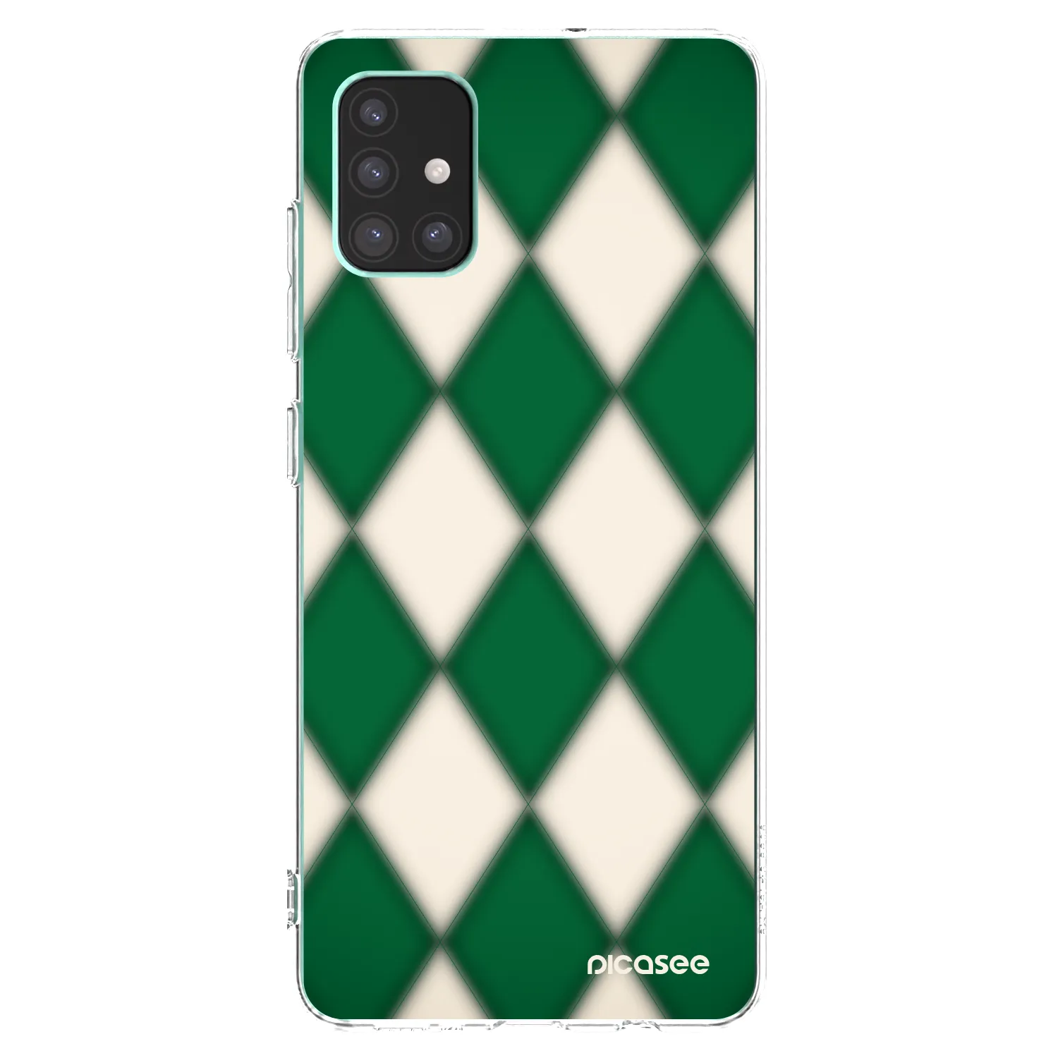 Picasee átlátszó szilikon tok az alábbi mobiltelefonokra Samsung Galaxy M51 M515F - Emerald Diamond