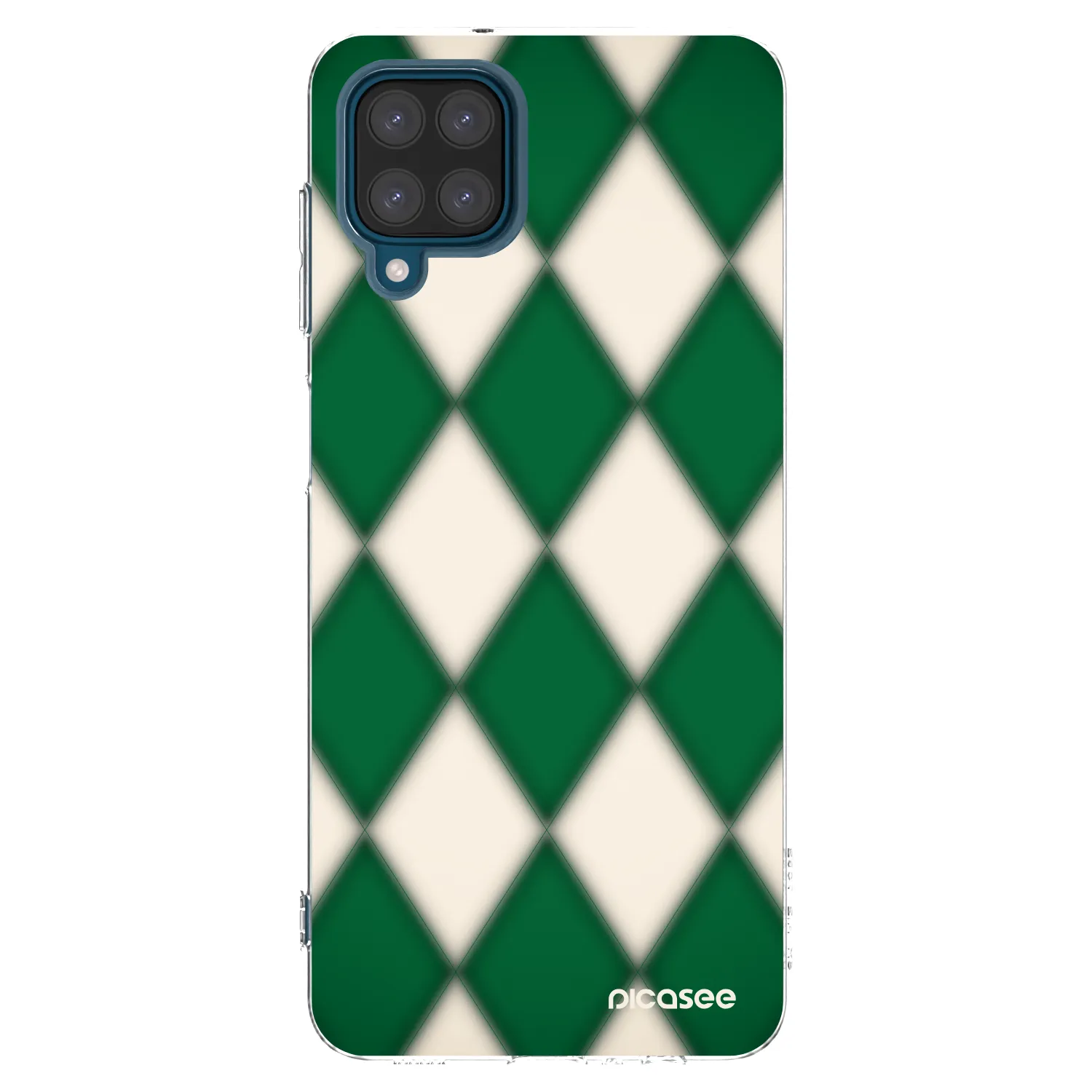 Picasee átlátszó szilikon tok az alábbi mobiltelefonokra Samsung Galaxy A12 A125F - Emerald Diamond