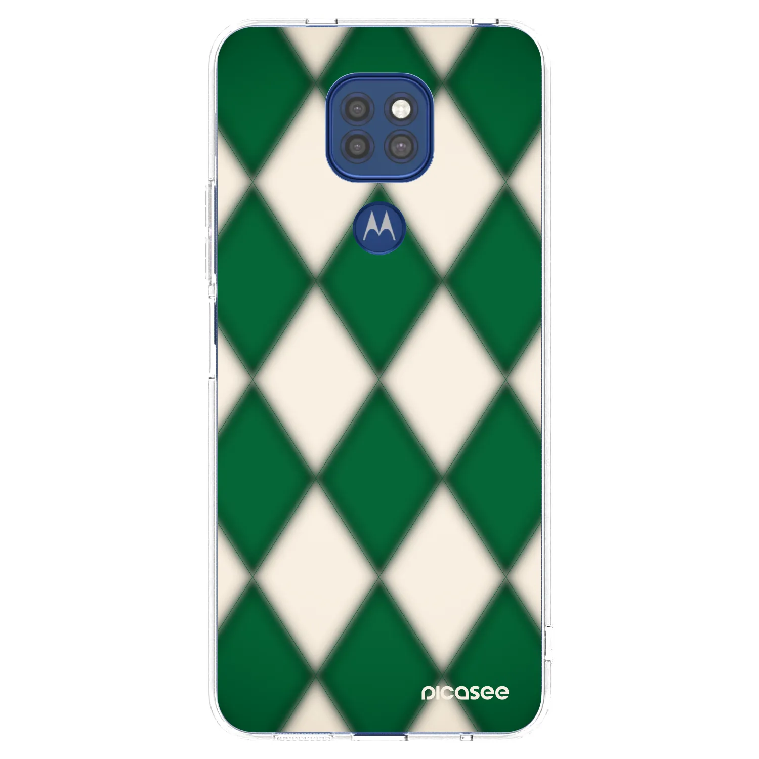 Picasee átlátszó szilikon tok az alábbi mobiltelefonokra Motorola Moto G9 Play - Emerald Diamond