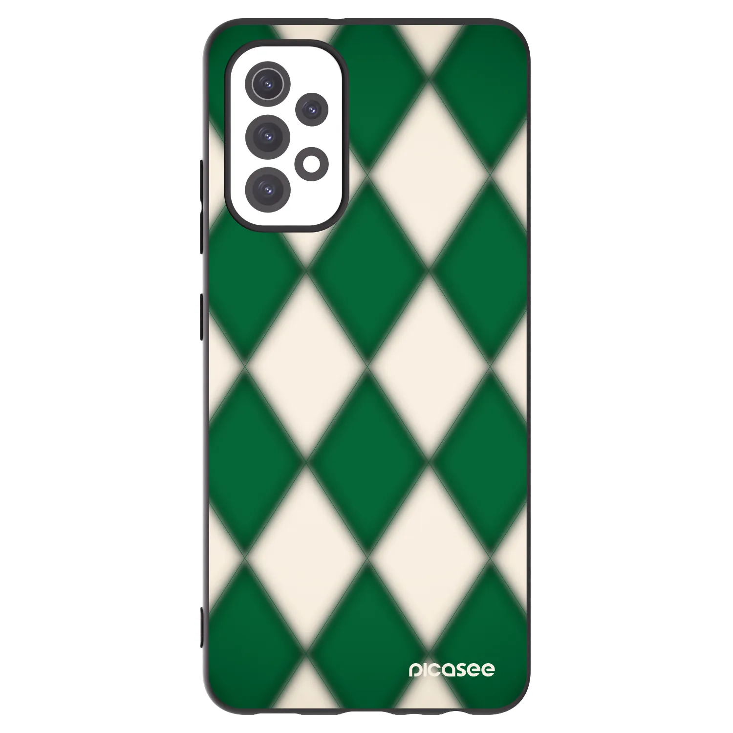 Picasee fekete szilikon tok az alábbi mobiltelefonokra Samsung Galaxy A32 5G A326B - Emerald Diamond