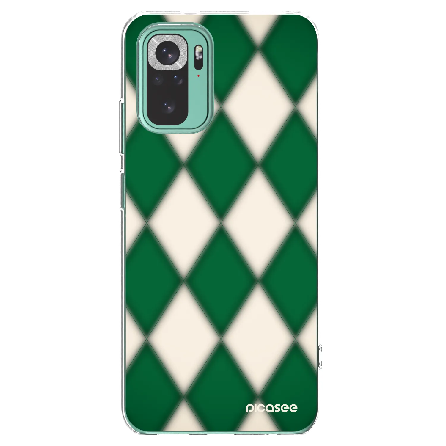 Picasee átlátszó szilikon tok az alábbi mobiltelefonokra Xiaomi Redmi Note 10 Pro - Emerald Diamond