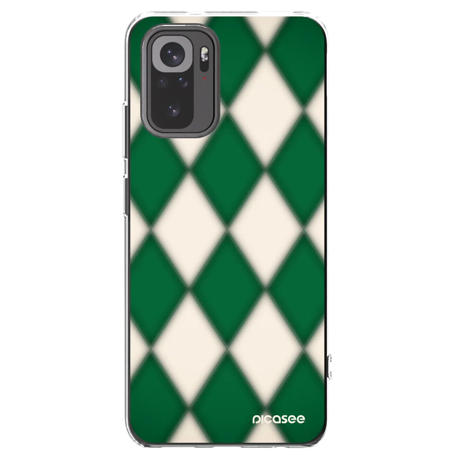 Picasee átlátszó szilikon tok az alábbi mobiltelefonokra Xiaomi Redmi Note 10S - Emerald Diamond