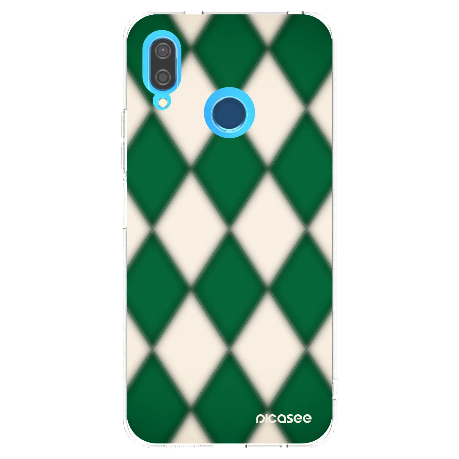 Picasee átlátszó szilikon tok az alábbi mobiltelefonokra Huawei P20 Lite - Emerald Diamond