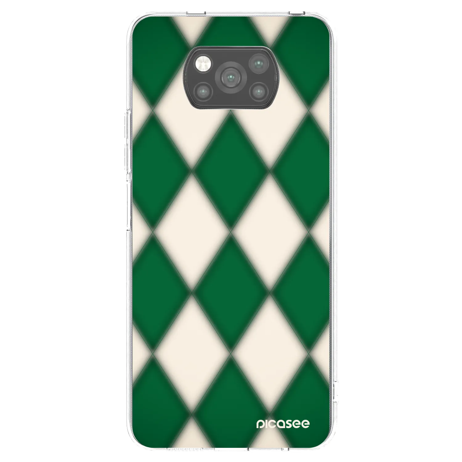 Picasee fekete szilikon tok az alábbi mobiltelefonokra Xiaomi Poco X3 Pro - Emerald Diamond