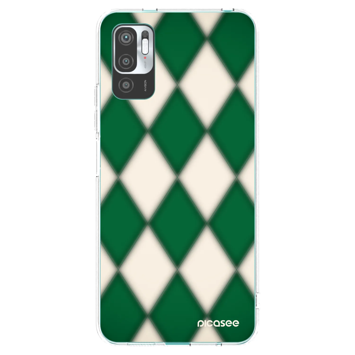 Picasee átlátszó szilikon tok az alábbi mobiltelefonokra Xiaomi Redmi Note 10 5G - Emerald Diamond