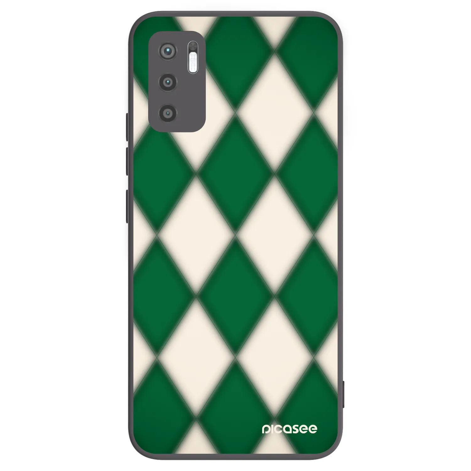 Picasee fekete szilikon tok az alábbi mobiltelefonokra Xiaomi Redmi Note 10 5G - Emerald Diamond