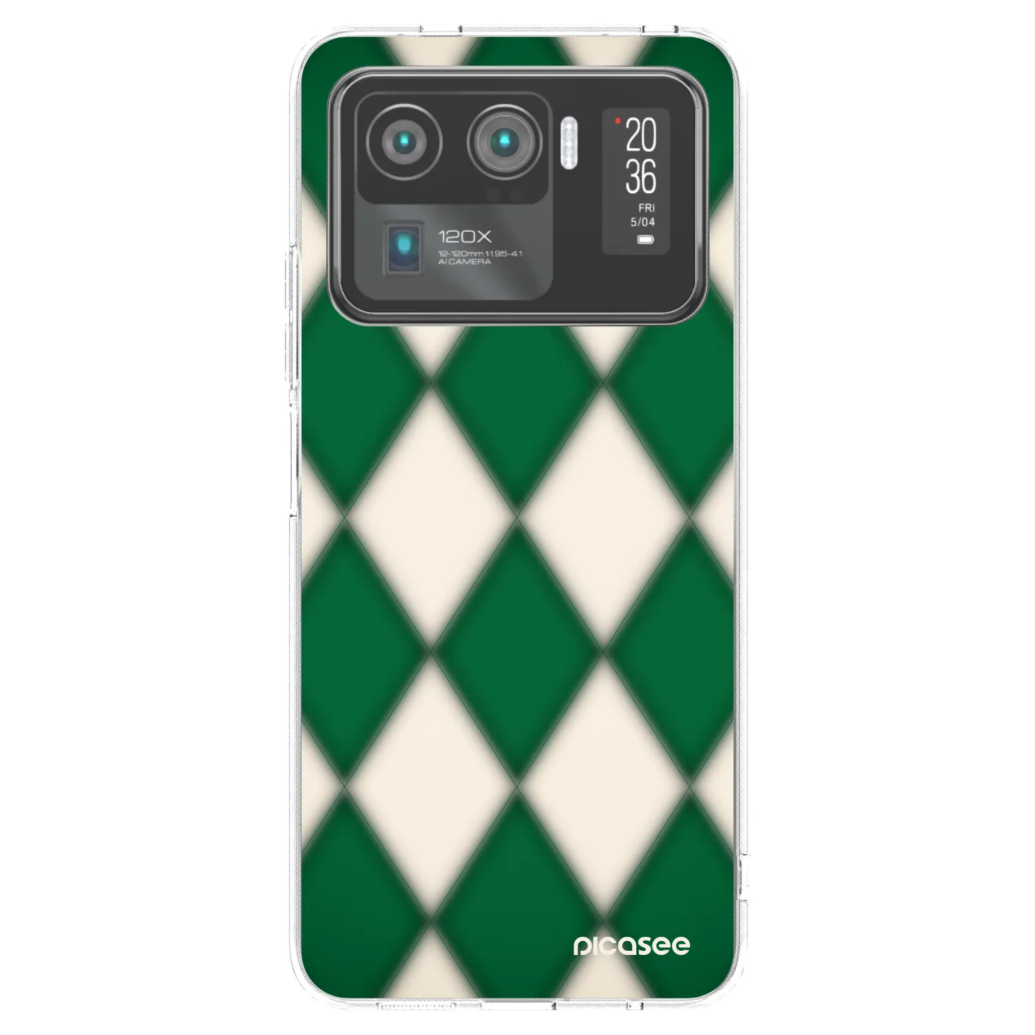 Picasee átlátszó szilikon tok az alábbi mobiltelefonokra Xiaomi Mi 11 Ultra - Emerald Diamond