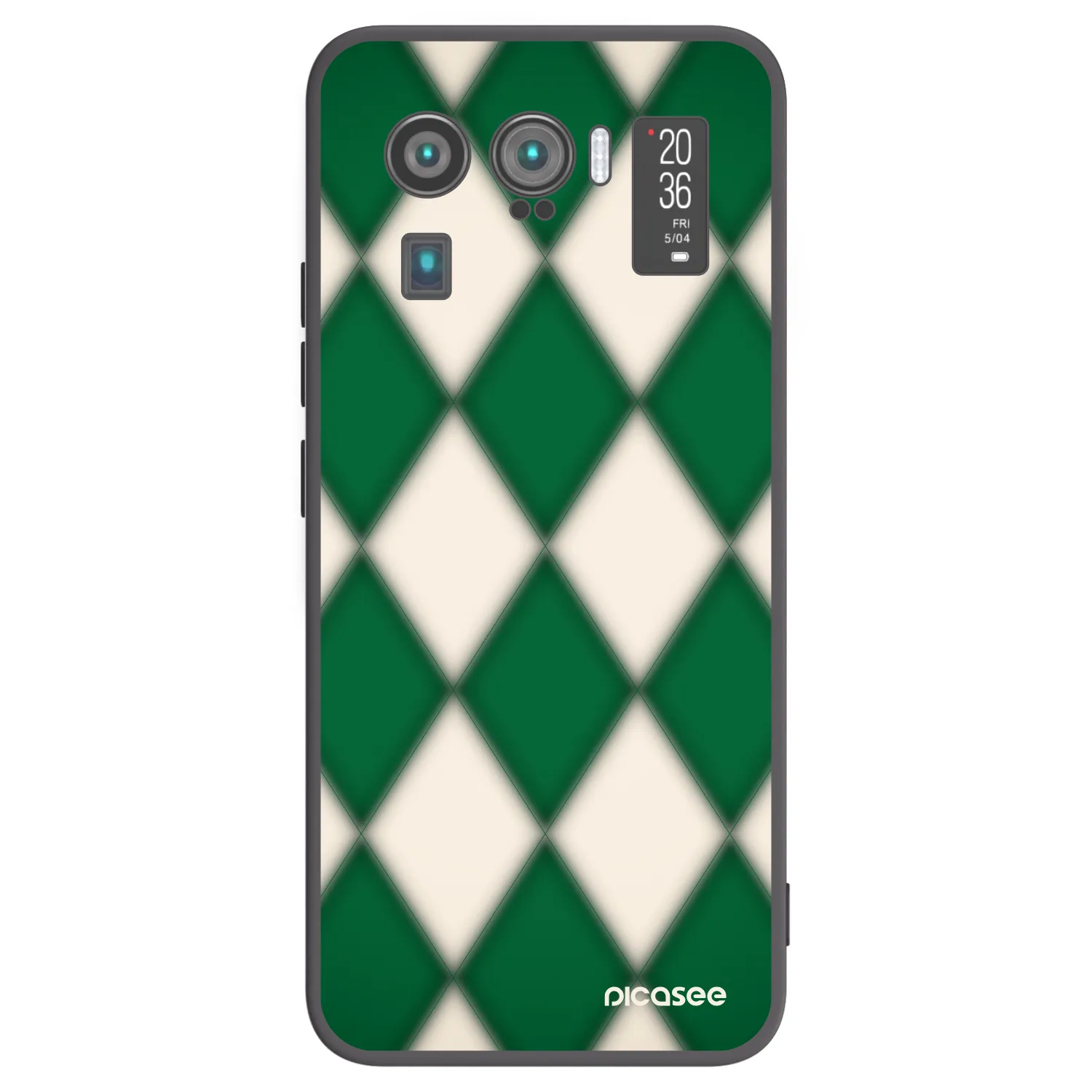 Picasee fekete szilikon tok az alábbi mobiltelefonokra Xiaomi Mi 11 Ultra - Emerald Diamond