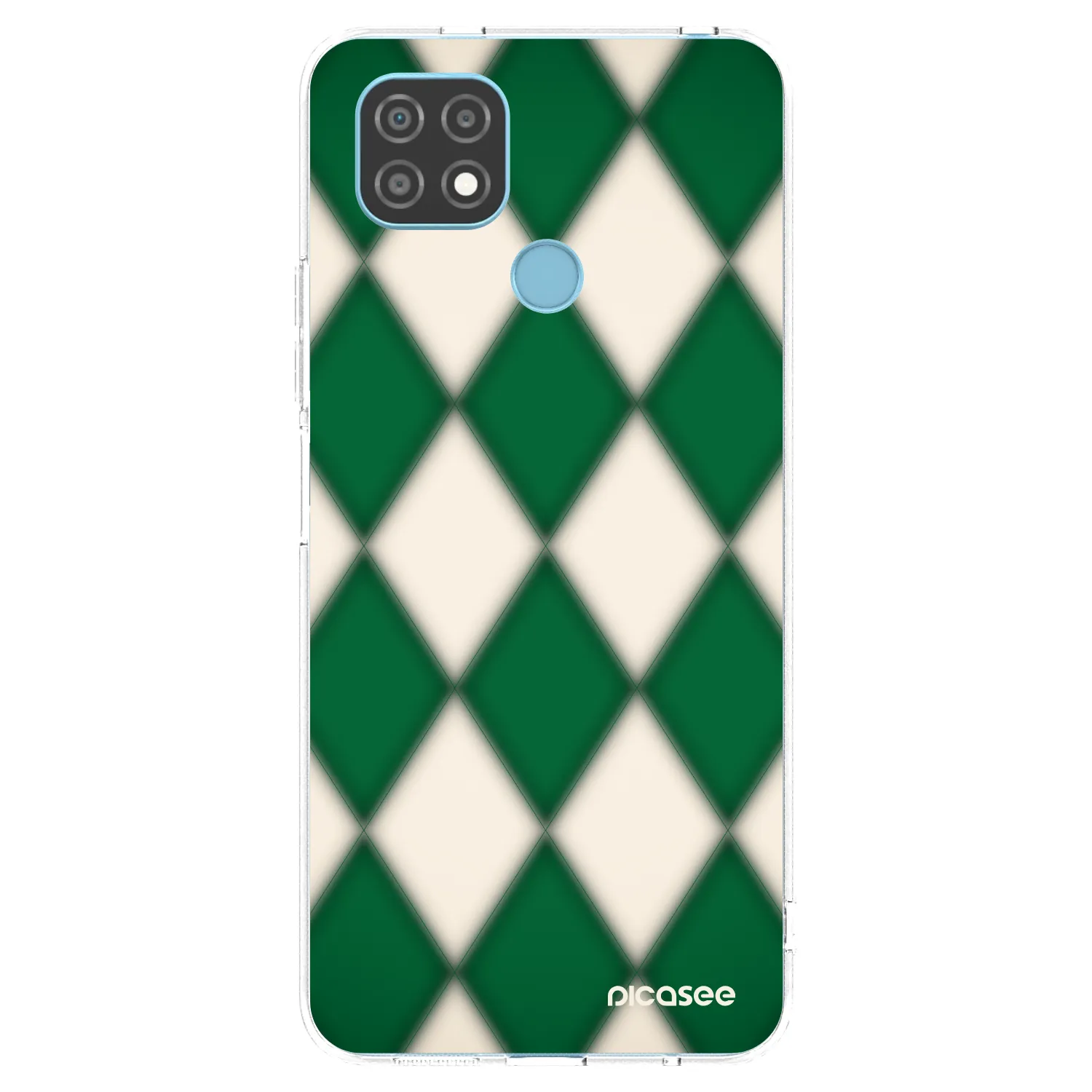 Picasee átlátszó szilikon tok az alábbi mobiltelefonokra Realme C21 - Emerald Diamond