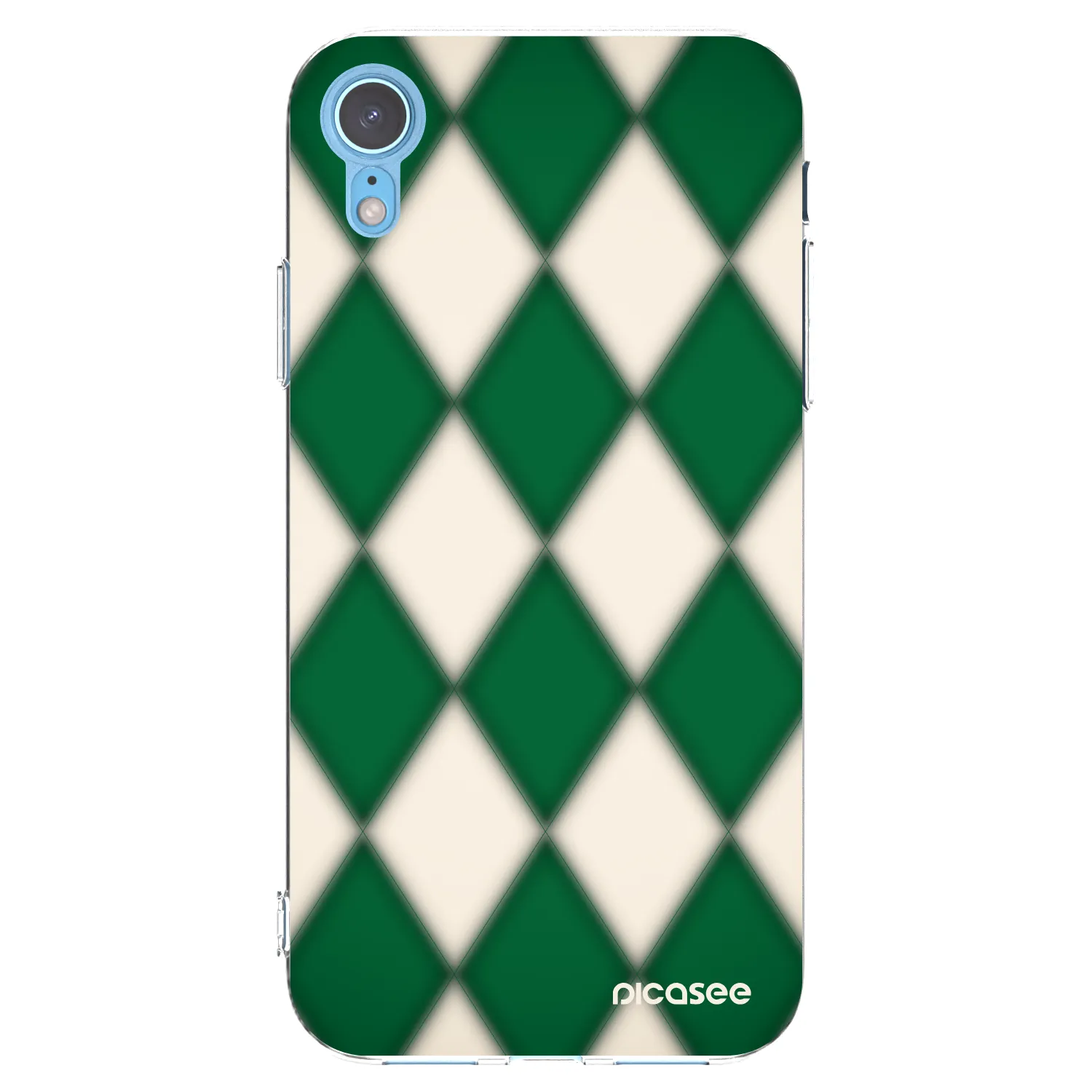 Picasee átlátszó szilikon tok az alábbi mobiltelefonokra Apple iPhone XR - Emerald Diamond