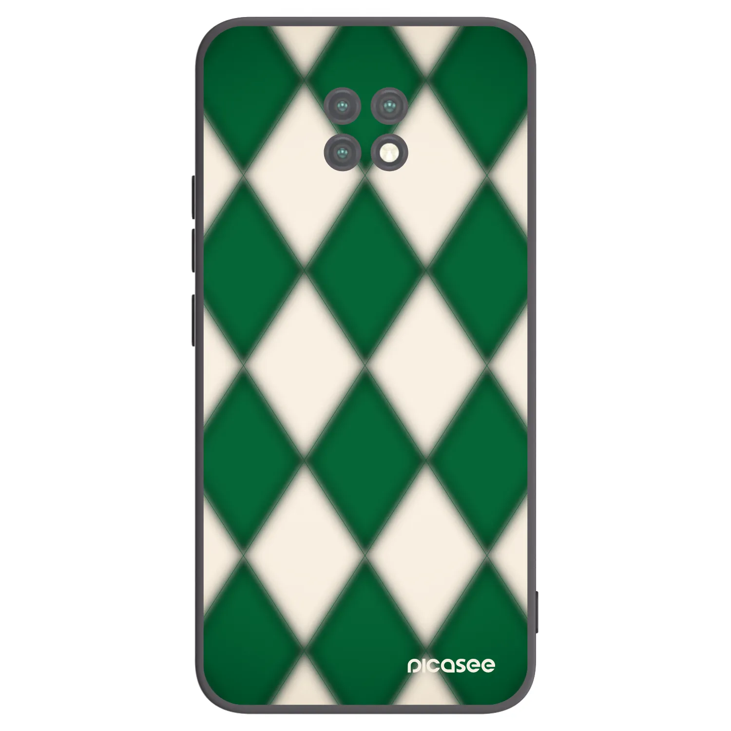Picasee fekete szilikon tok az alábbi mobiltelefonokra Xiaomi Redmi Note 9T - Emerald Diamond