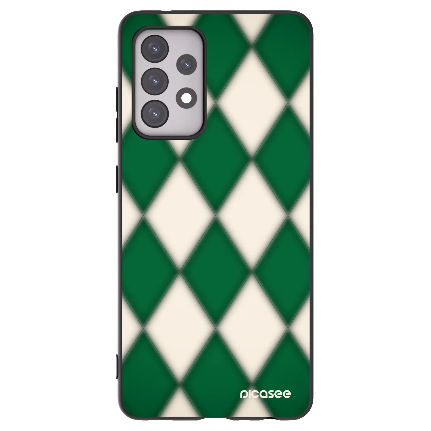Picasee fekete szilikon tok az alábbi mobiltelefonokra Samsung Galaxy A52s 5G A528B - Emerald Diamond